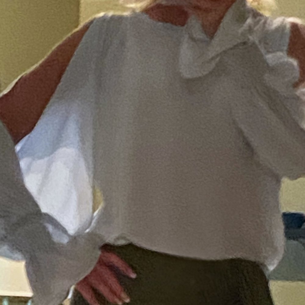Vince Long Split Sleeve Blouse Sz: XXS